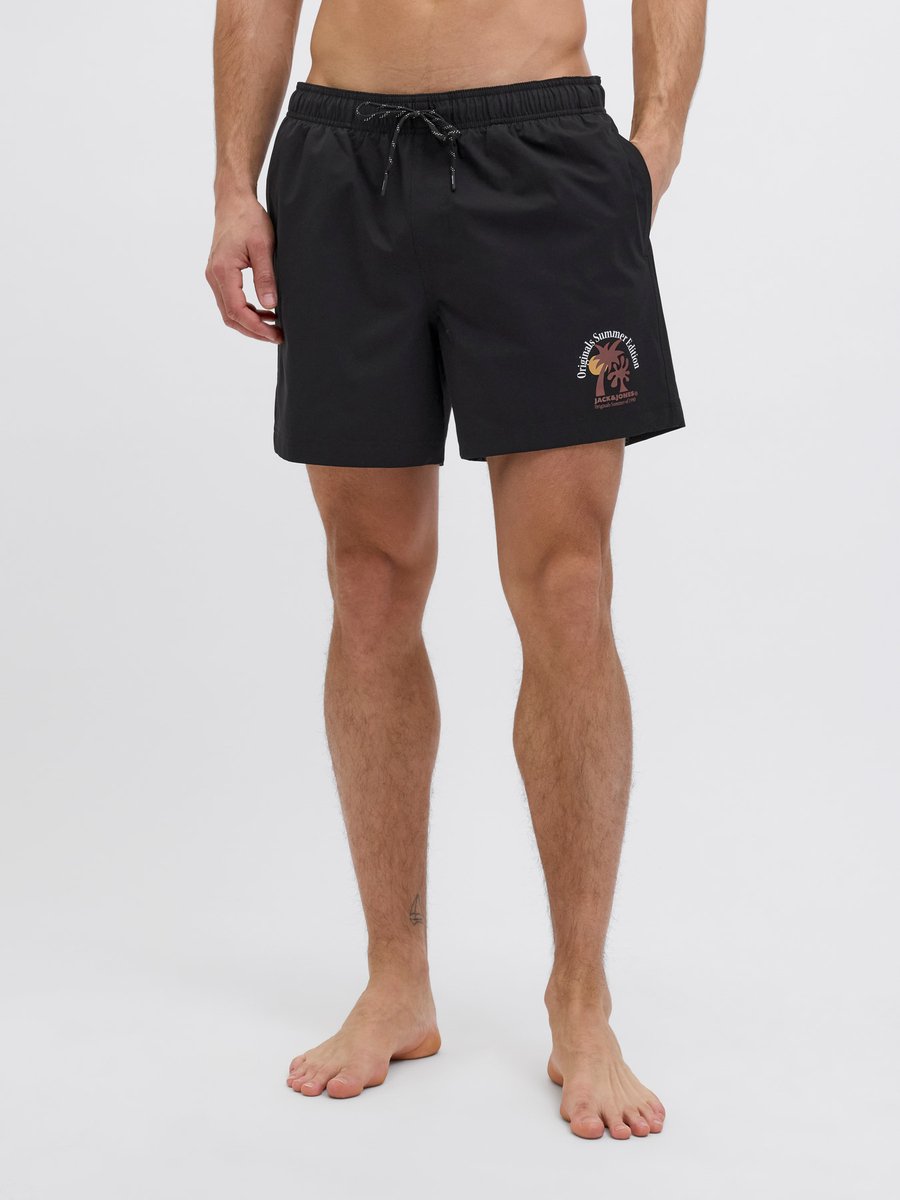 Jack&Jones szorty kąpielowe JPSTMAUI STAR SWIMSHORTS STYD SS25 12287670 BLACK 2XL