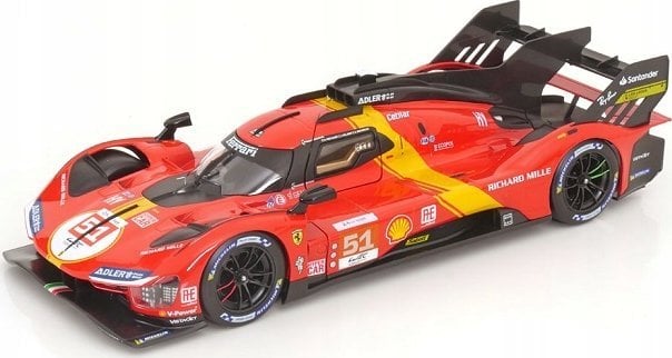 Bburago Ferrari Racing 499P LMH Red #51 1:18 BBURAGO