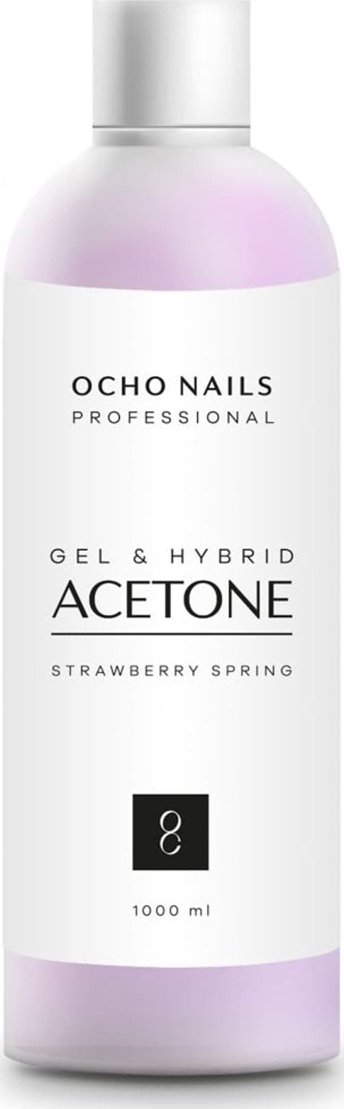 Activeshop OCHO NAILS Aceton truskawkowy 1000 ml