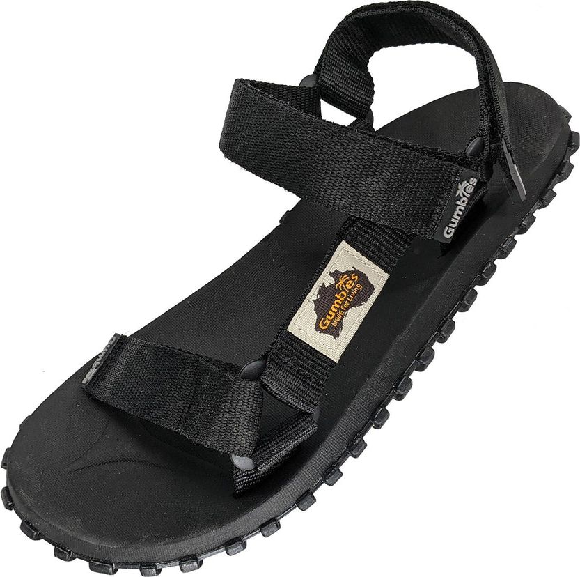 Gumbies Sandały męskie Scrambler Sandal black r. 41 (G-SC-UNI-BLACK)