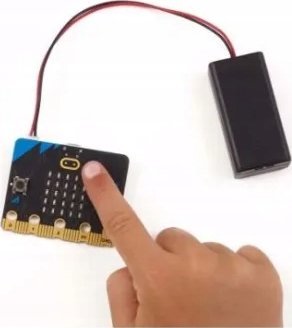 BBC Oem BBC micro:bit 2 GO - edukacinis modulis Cortex M4 akselerometras Bluetooth LED 5x5 + priedai