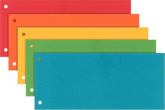 Esselte Przekładki 1/3 A4 Maxi, mix kolorów, 100 szt. (624450)