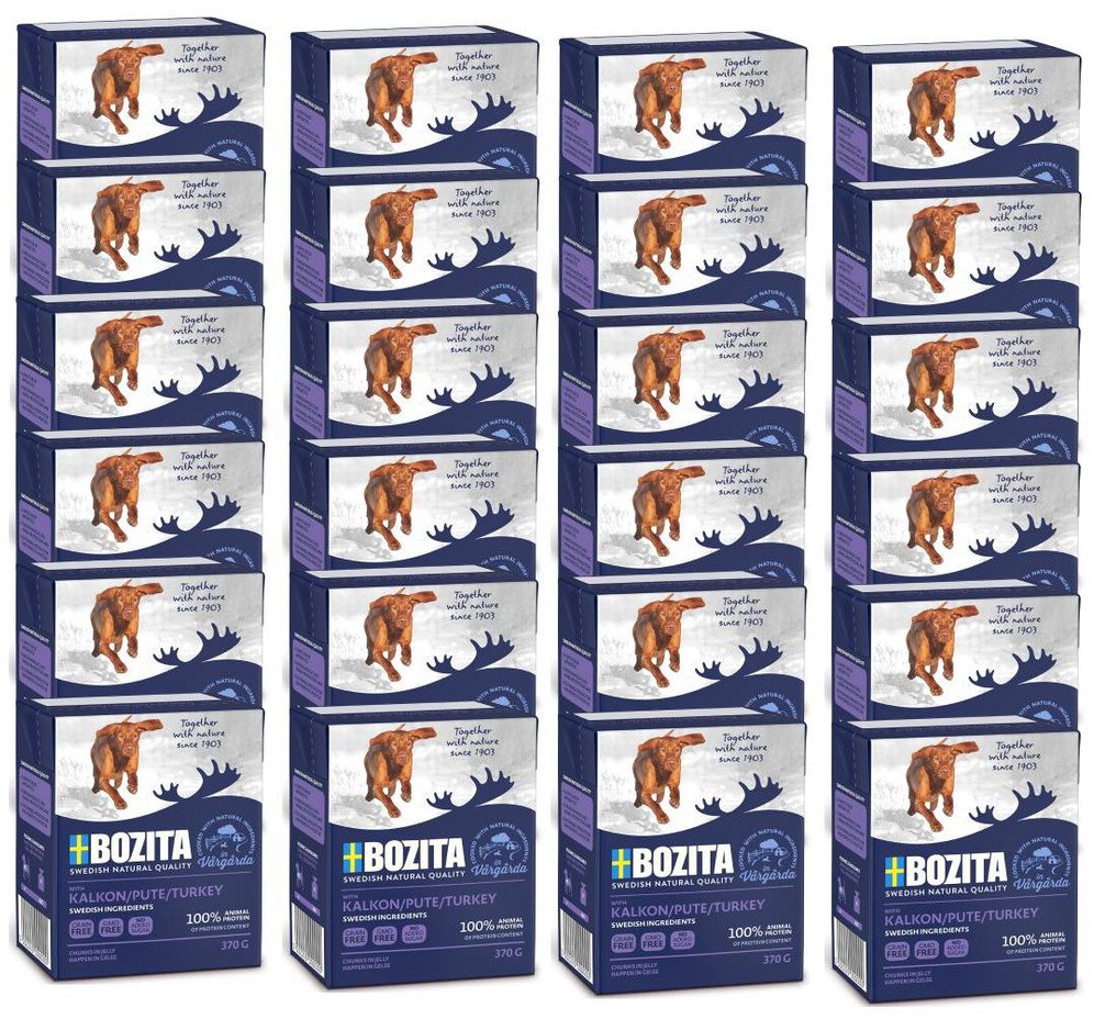 BOZITA Dog: Indyk w galarecie 24x370g