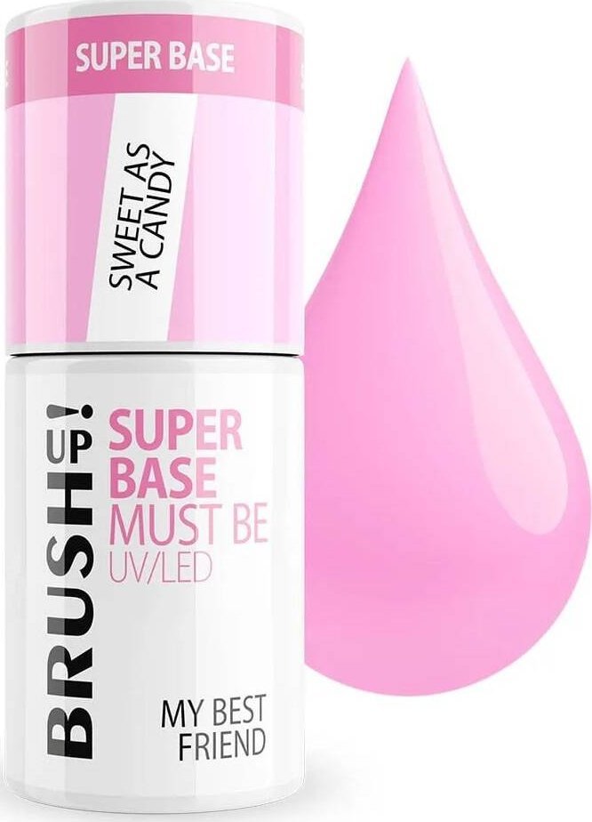 Wet n Wild BrushUp! Super Base baza hybrydowa do paznokci Sweet As A Candy 5g