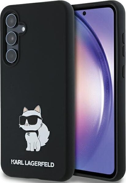 Karl Lagerfeld Etui Karl Lagerfeld KLHCSA35SMHCNPK Samsung Galaxy A35 hardcase Silicone Choupette Metal Pin czarny/black