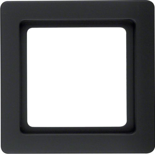 Berker Ramka pojedyncza Q.1 uniwersalna antracyt/aksamit (10116086)