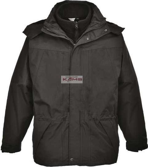 Portwest S570 - Interaktywana kurtka męska Aviemore 3w1 - czarny S