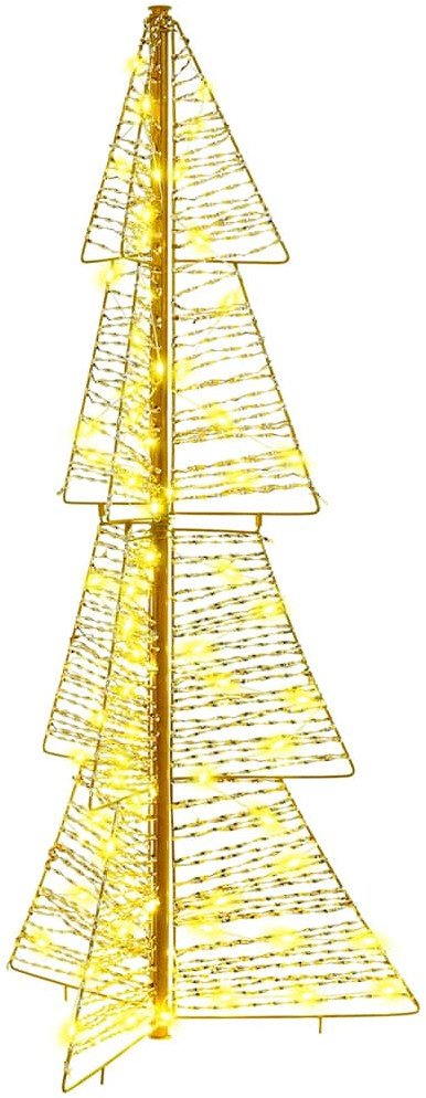 vidaXL Choinka z 100 diodami LED Ciepła biel 120 cm PET