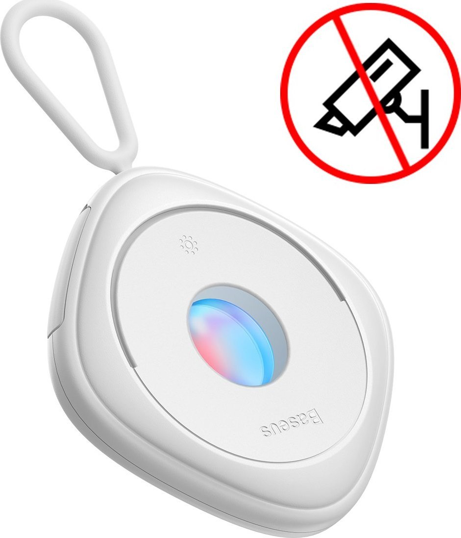 Baseus Wykrywacz ukrytych kamer Baseus Heyo biały