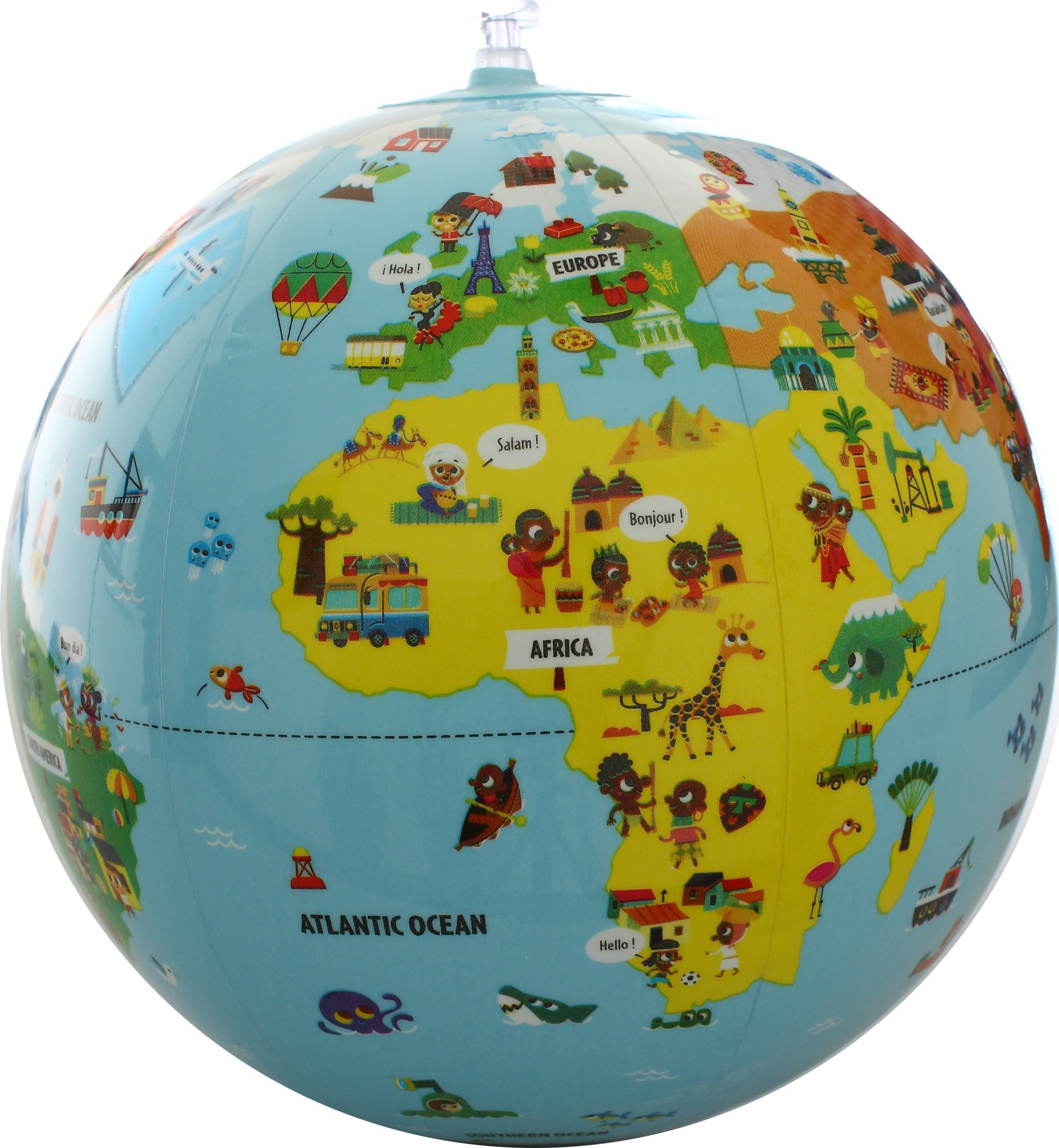 MG Piłka Caly Globus 30 cm - Mali Podróżnicy