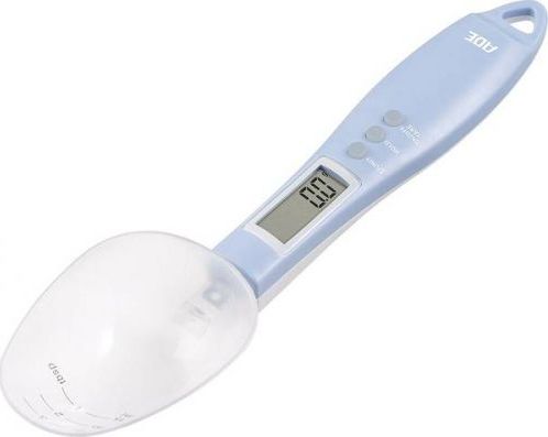 Waga kuchenna ADE Łyżka-miarka ADE Eni z wagą, do 300 g, 25 cm, błękitna