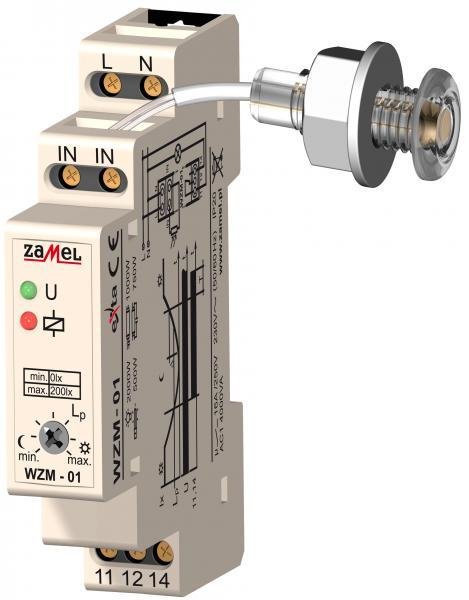 Zamel Wyłącznik zmierzchowy z sondą SOH-01 230V AC WZM-01/S1