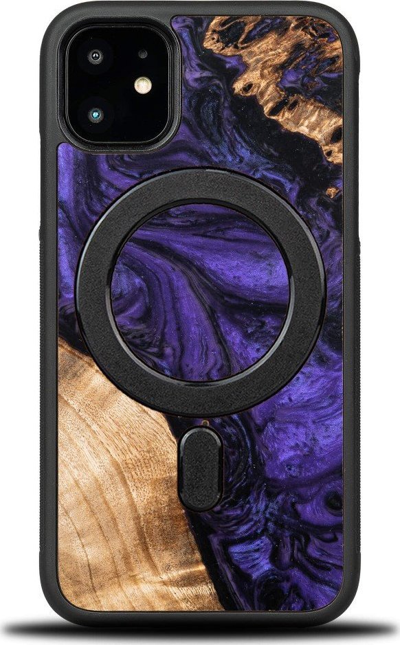 BeWood Etui Bewood Unique na iPhone 11 - Violet z MagSafe