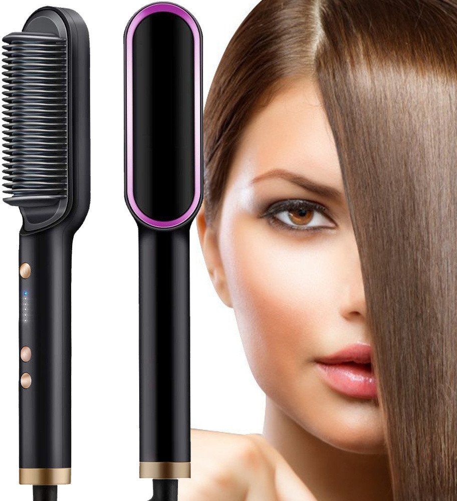 Prostownica do włosów szczotka prostująca włosy