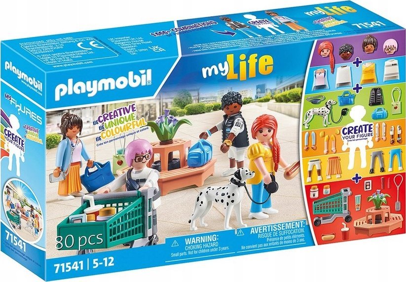 Figurka Playmobil Zestaw figurek Zakupy My Life 71541