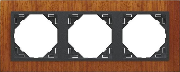 Efapel EFAPEL ARBORE RAMKA 3-KROTNA MAHOŃ GRAFIT 90930 TMS