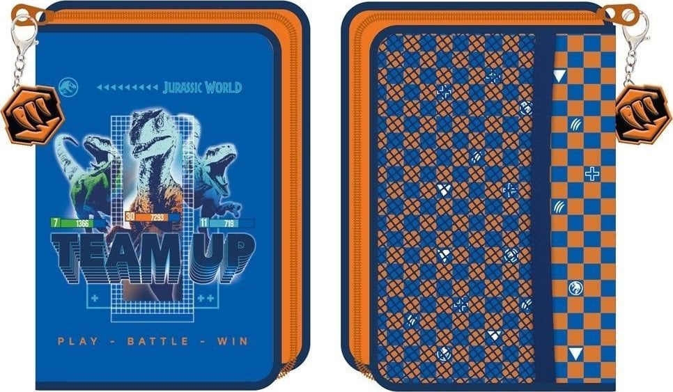 Piórnik z wyposażeniem 1 zamek Jurassic Park