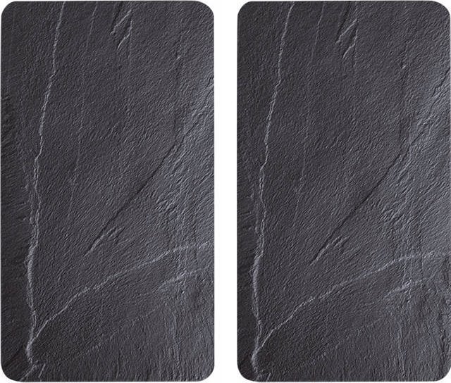 Deska do krojenia Kesper Szklane płyty ochronne na kuchenkę, 2 sztuki, Kesper, STONE SLATE