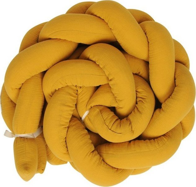 BabyMatex Ochraniacz 30 x 200 do Łóżeczka Warkocz Muslin 06