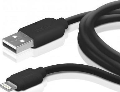 Kabel USB SBS Mobile USB-A - Lightning 1 m Biały (1027880)