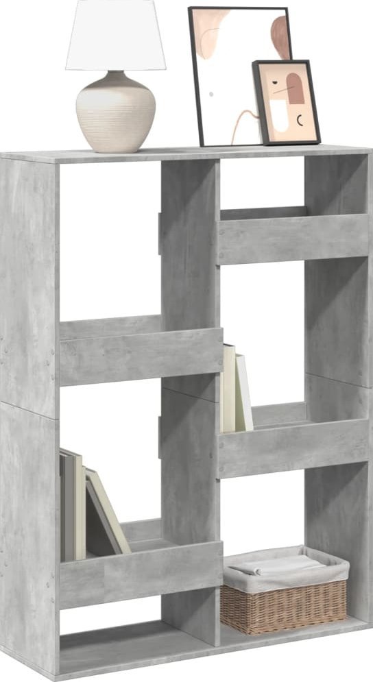 vidaXL vidaXL Regał, szarość betonu, 100x33x135 cm, materiał drewnopochodny