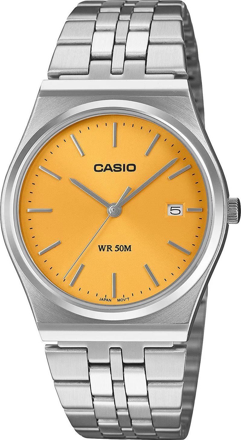 Zegarek Casio Zegarek męski Casio MTP-B145D-9AVEF srebrny