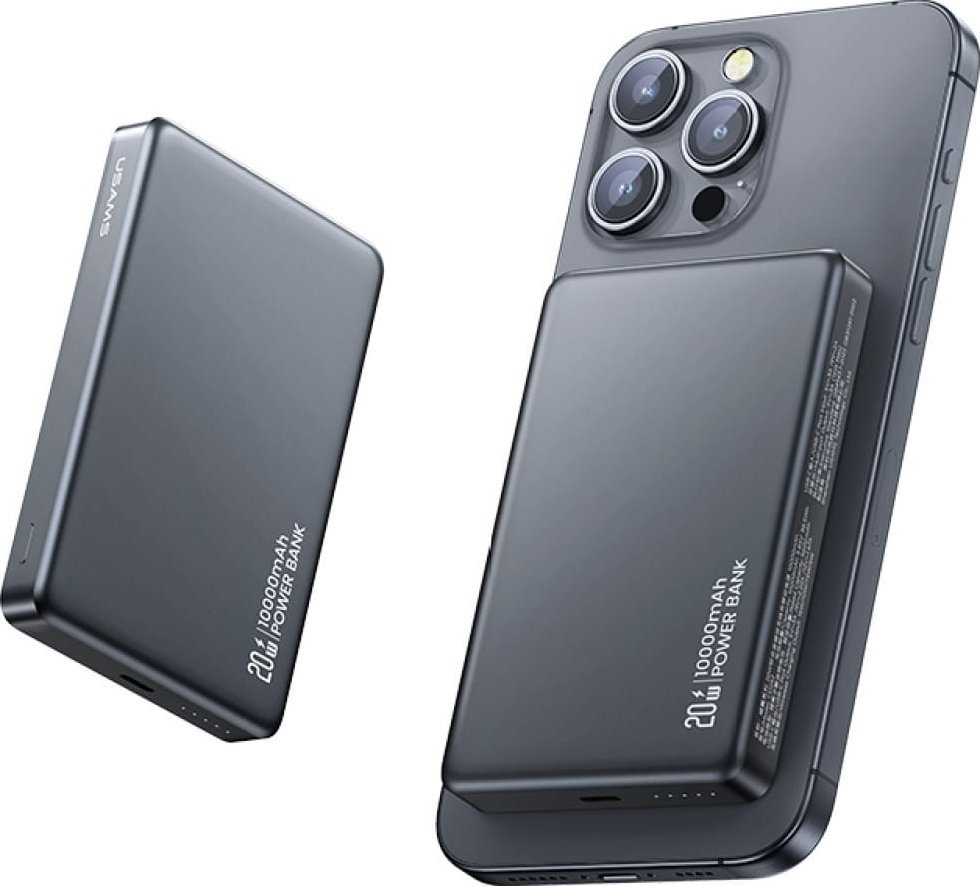 Powerbank Usams CD242 10000mAh Szary