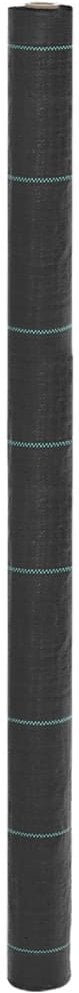 vidaXL Agrowłóknina antychwastowa, czarna, 1,5x5 m, PP