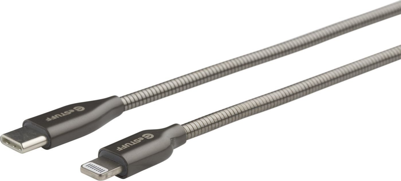 Kabel USB eStuff USB-C - Lightning 1 m Brązowy (ES602160)