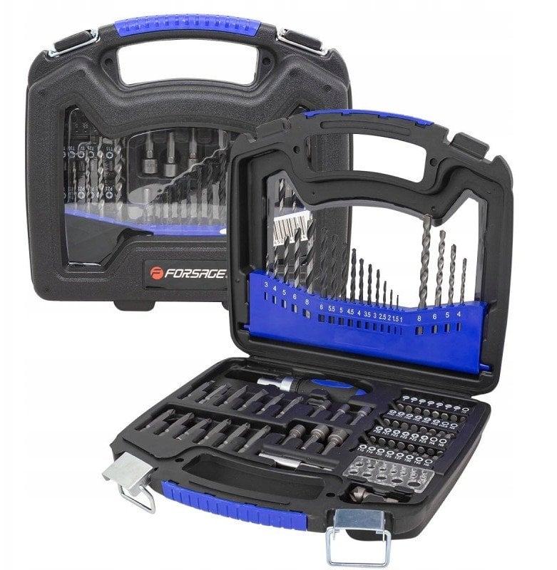 Zestaw wierteł i bitow 75el.