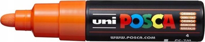 Uni Marker Do Każdej Powierzchni POSCA PC-7M POMARAŃCZ