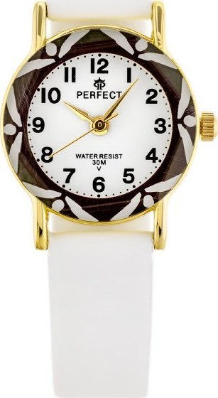 ZEGAREK DZIECIĘCY PERFECT L248 - KOMUNIJNY - biały (zp968f)