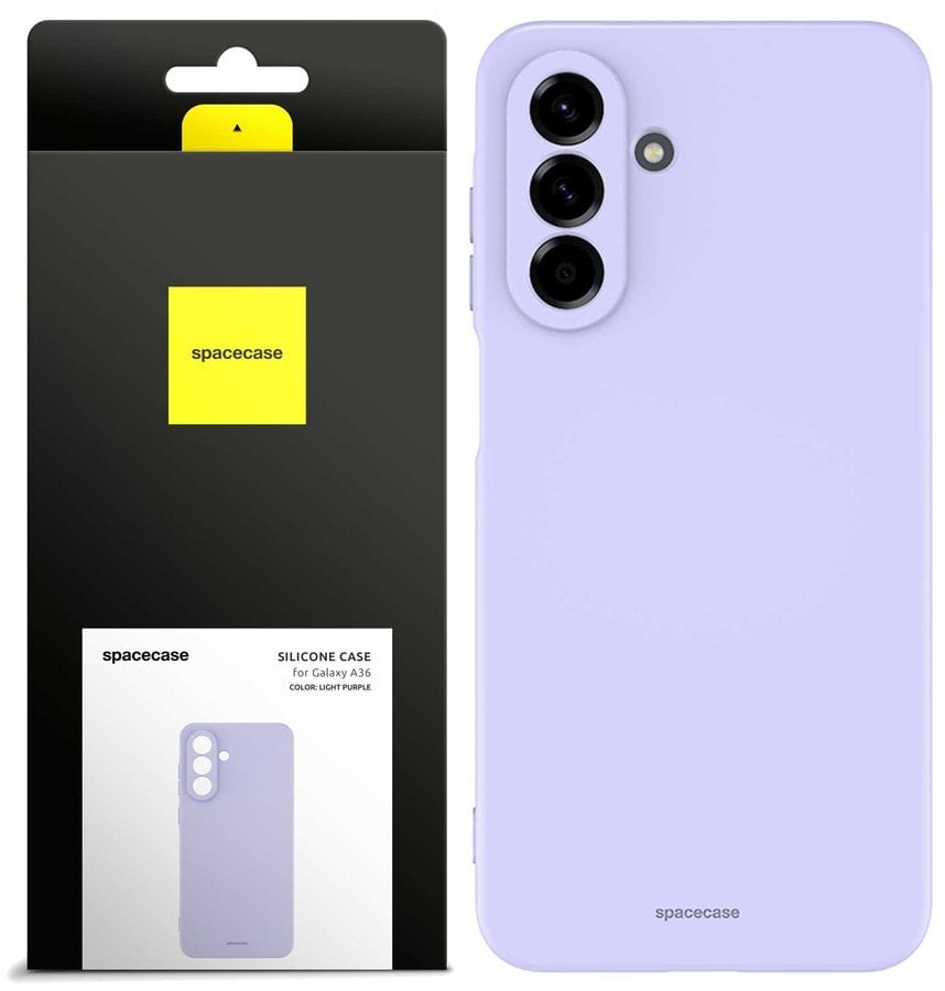 SpaceCase Etui Silicone Case 3.0 Galaxy A36 light purple standard