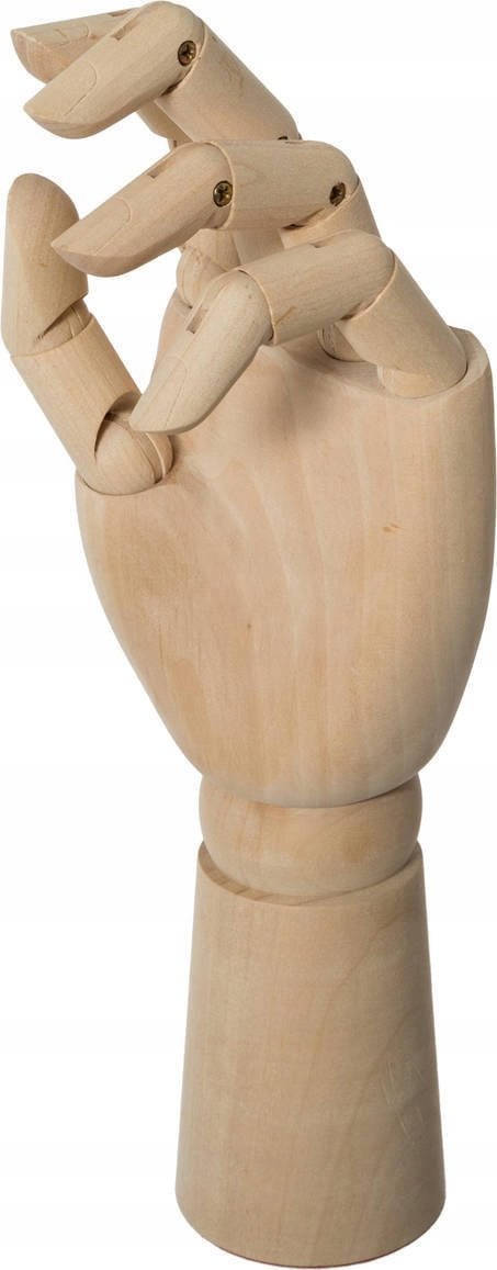 Atmosphera Model dłoni drewniany, prawa dłoń, 30 cm