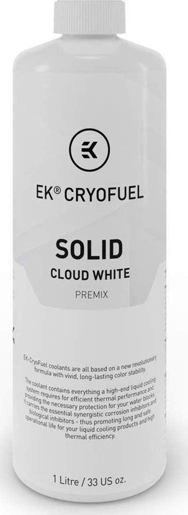 EK Water Blocks EK Water Blocks EK-CryoFuel Solid Premix, Cloud White - 1000ml