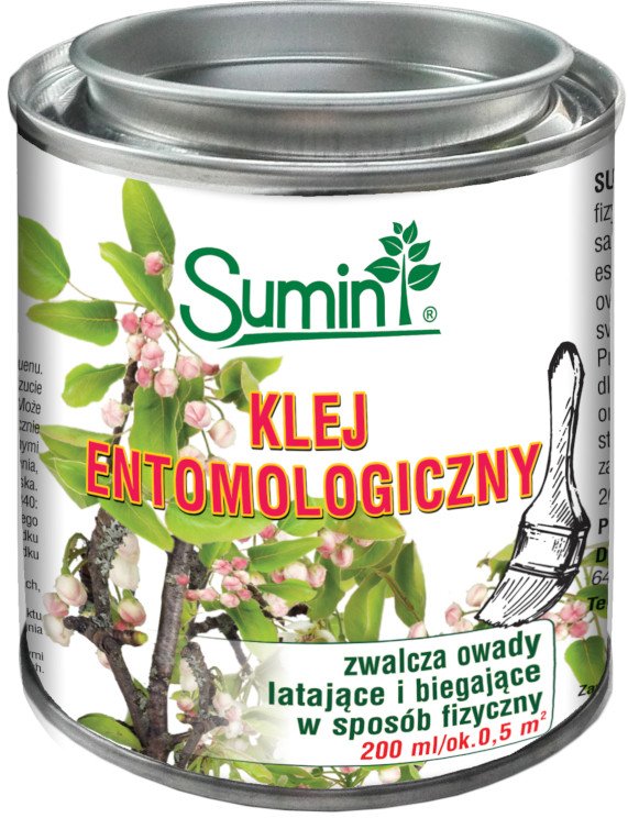 SUM9 KLEJ ENTOMOLOGICZNY SUMIN ZWALCZA LATAJĄCE BIEGAJĄCE OWADY 200ML