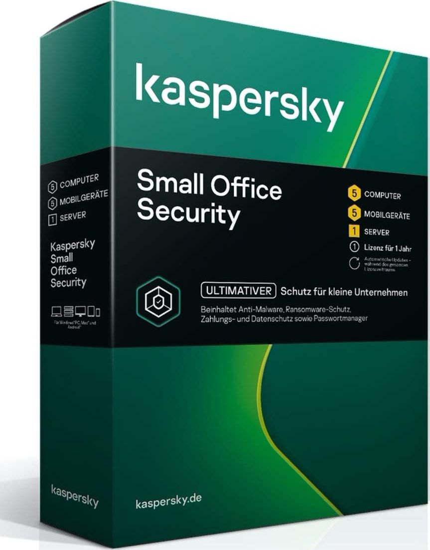 Kaspersky Lab Small Office Security 7.0 na 6 urządzeń na 12 miesięcy (KL4541X5EFS-20DE)