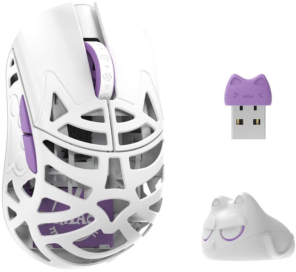 Mysz WLMouse Beast Miao Gaming mysz, Omron Optical Switches - biały