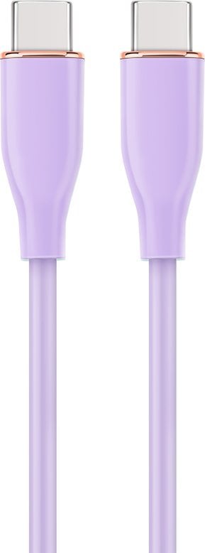 Kabel USB Gembird USB-C - USB-C 1.5 m Fioletowy (CC-USB2S-CMCM-1.5M-P)