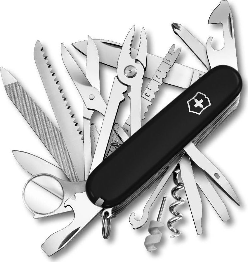 Victorinox Scyzoryk Victorinox SwissChamp, czarny, Celidor, 91 mm