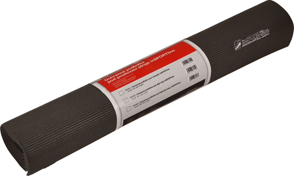 inSPORTline Uniwersalna mata ochronna 120 x 80 x 0,6 cm Czarna (5301-3)
