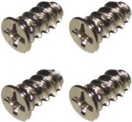 Alphacool Śrubki do wentylatorów - 4 szt - srebrne (33371C)