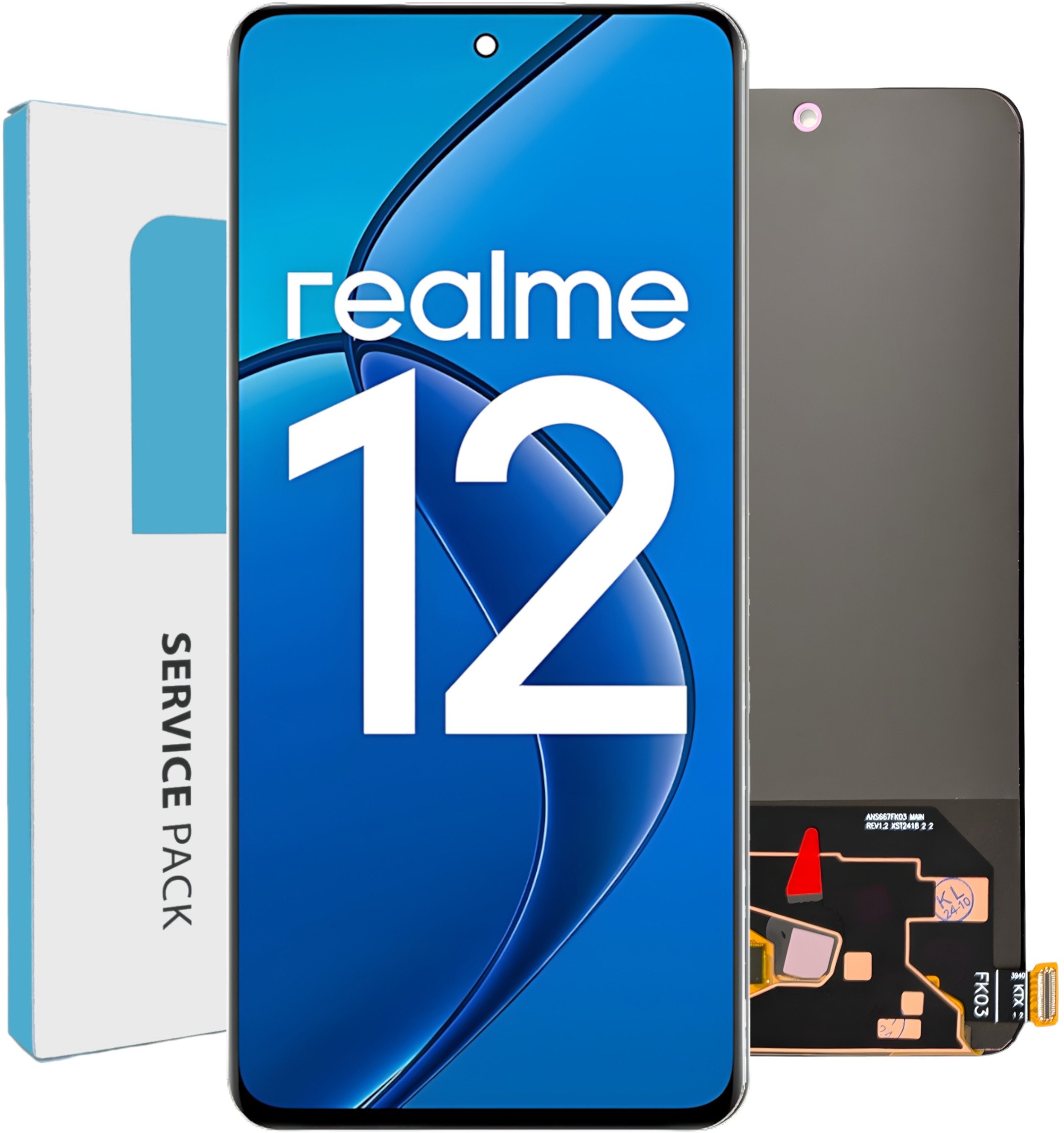 ORYGINAŁ WYŚWIETLACZ EKRAN LCD DO REALME 12 4G