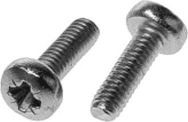 SCHROFF Śruba głowicy cylindrów SCHROFF, Pozidrive, z rowkiem krzyżowym M2.5x6, stal niklowana