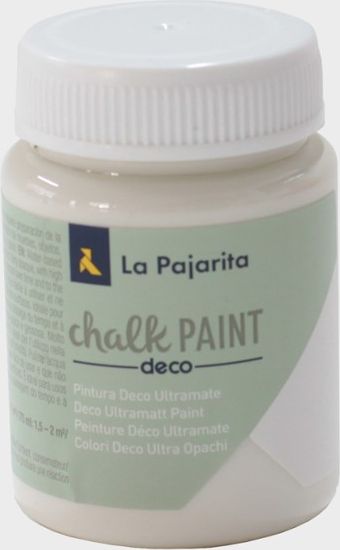 La Pajarita Farba Kredowa 75 ml Biała Bawełna