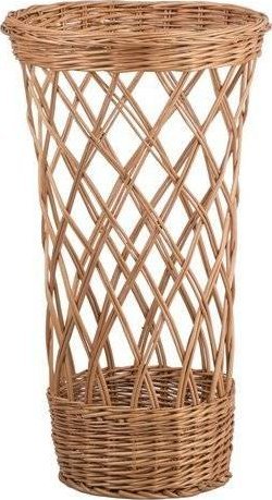 WickerPL wiklinowy Okrągły ażurowy kosz na bagietki kosz na parasole 29 H55 cm