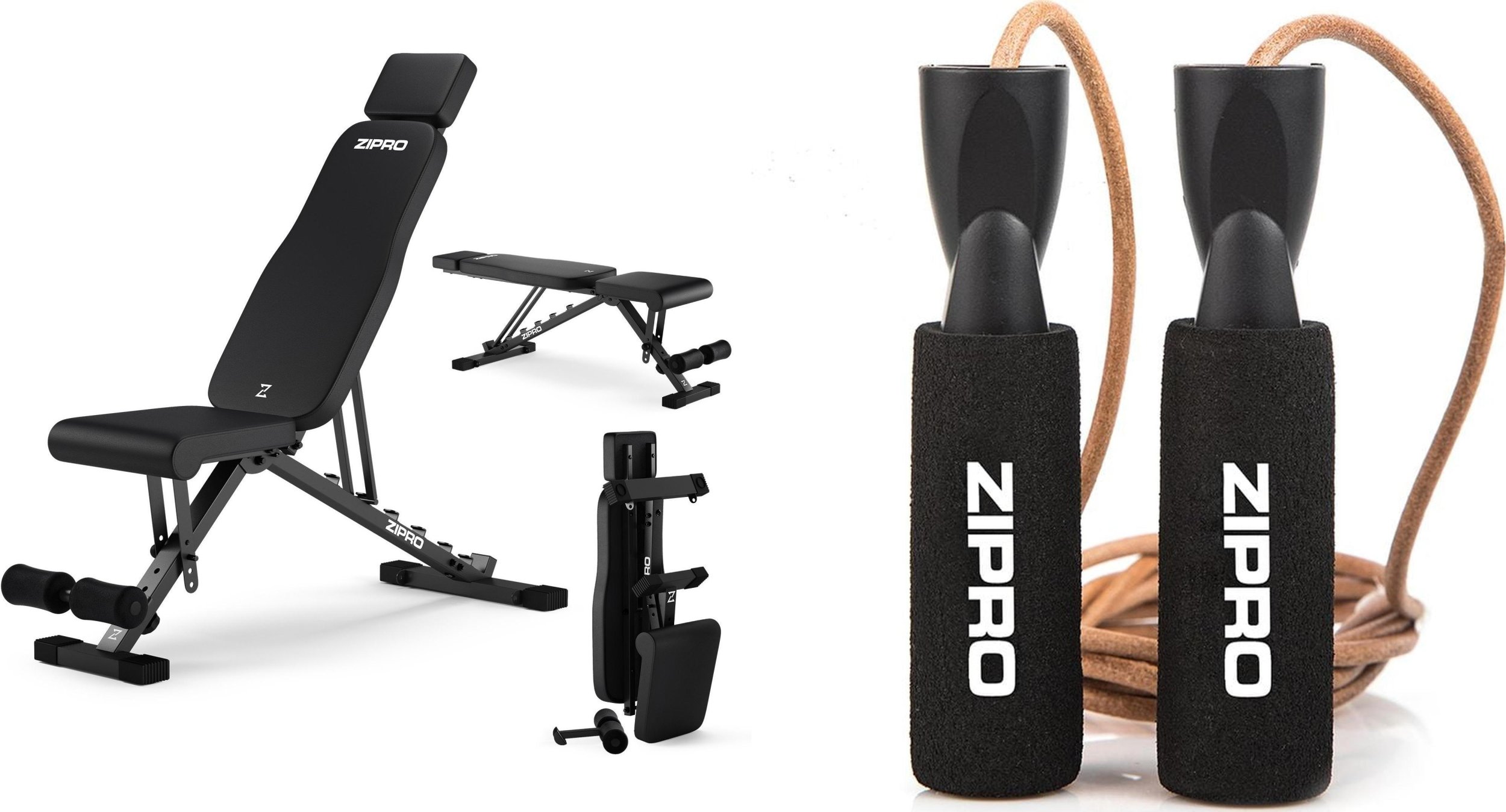 Zipro Ławka do ćwiczeń Zipro Grind + Skakanka Zipro