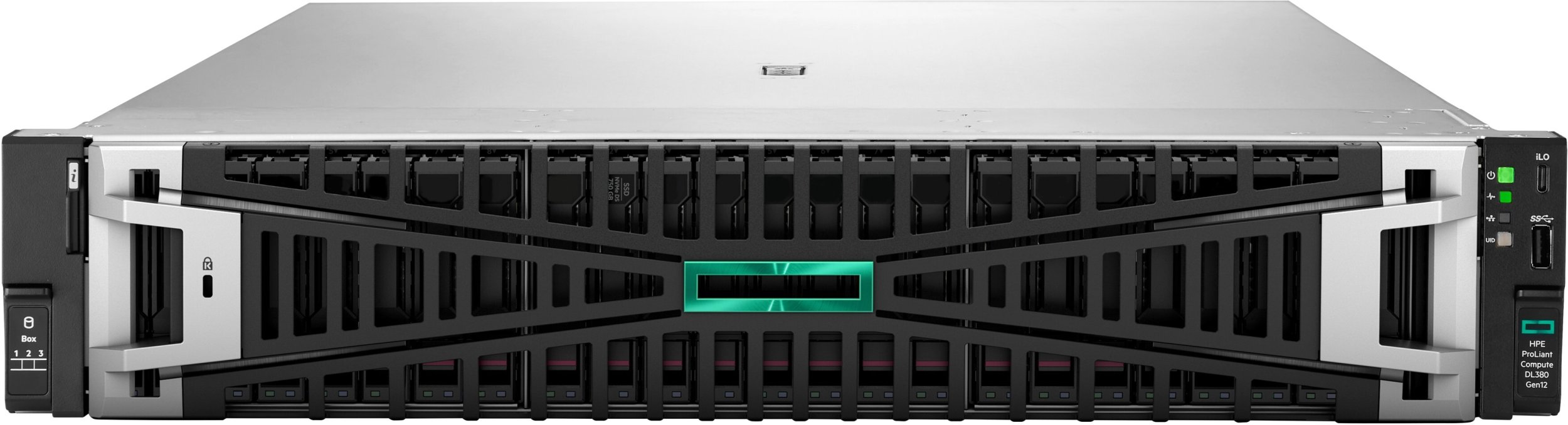 HPE ProLiant Compute DL380 Gen12 6505P 1P 2x32GB-R 8SFF MR408i-o 2x480GB SSD 2x1000W PS EU Server