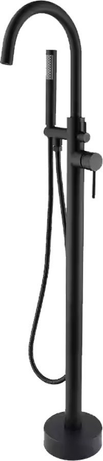 Bateria do wanny wolnostojącej czarna ze słuchawką