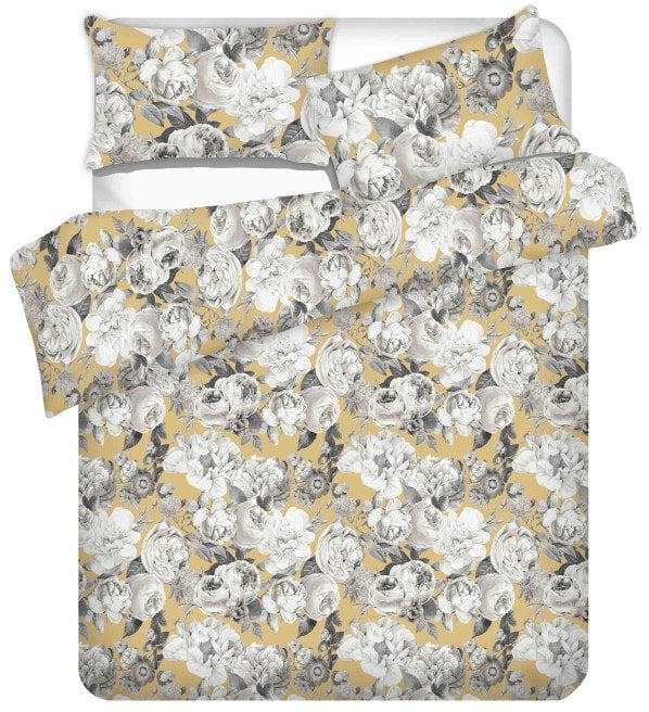 BED COV SET Reine Flowers COTTON 200x220
